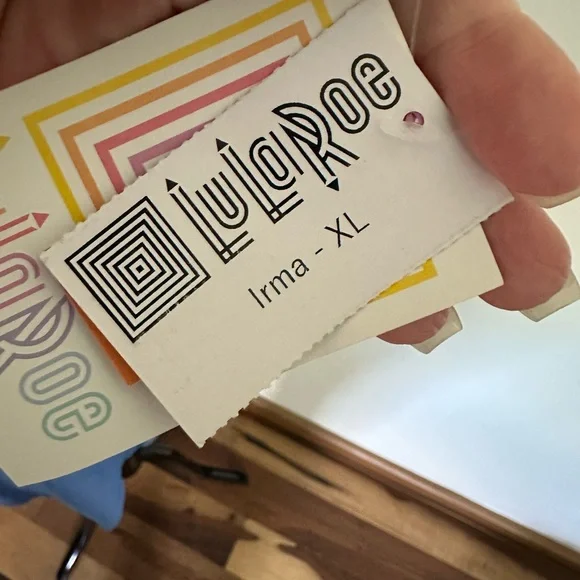 LuLaRoe Blue Irma XL Modal New - Picture 4 of 4